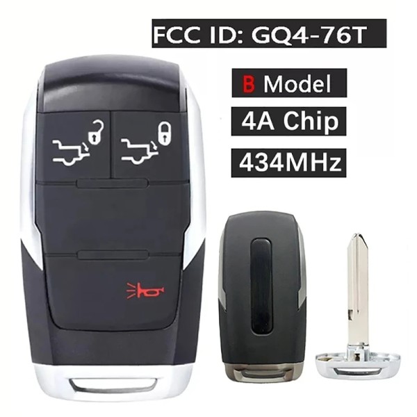 2019-2021 Dodge Ram Pickup 2500 / 3-Button Smart Key / PN: 68381171AB / GQ4-76T (AFTERMARKET)